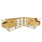 Drewniany kurnik ISTANBUL DELUXE, 2800 x 2200 x 1000 mm